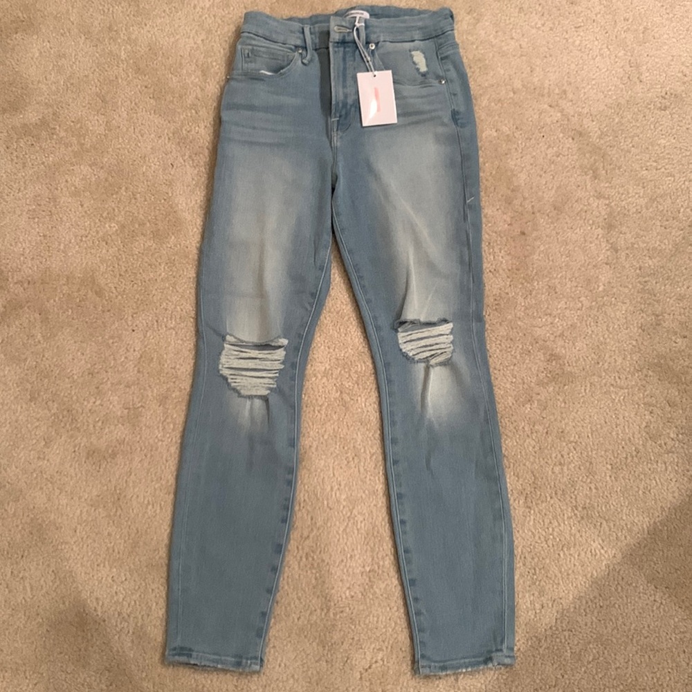 Good American good legs crop NWT